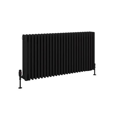 Rivassa 4 Column Radiator 600 x 1190mm Matt Black