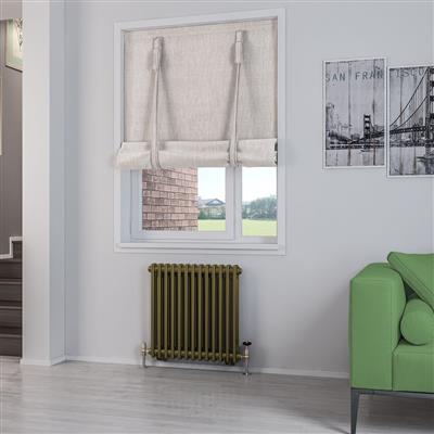 Rivassa 2 Column Radiator 600 x 608mm Bronze Olive