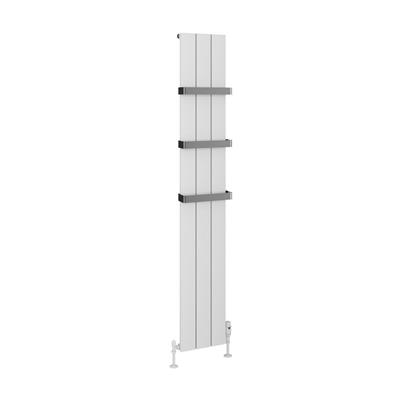 Rosano 1800 x 280 Aluminium Radiator Matt White