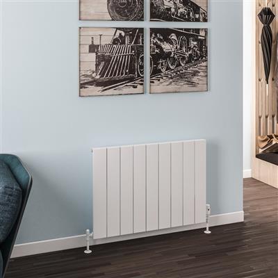 Rosano 600 x 850 Aluminium Radiator Matt White