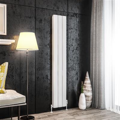 Guardia 1800 x 280 Aluminium Radiator Matt White