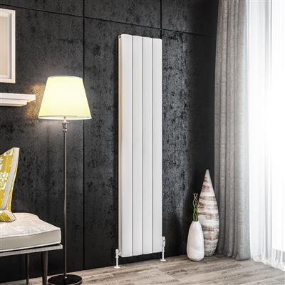 Guardia 1800 x 375 Aluminium Radiator Matt White