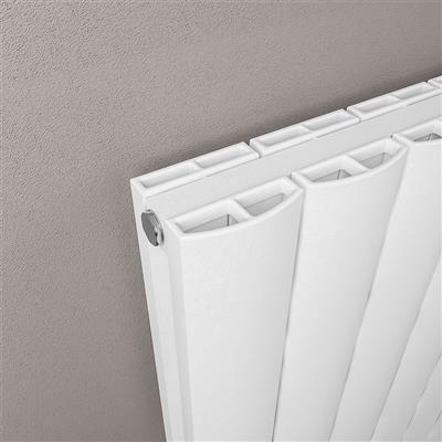 Guardia 600 x 470 Aluminium Radiator Matt White