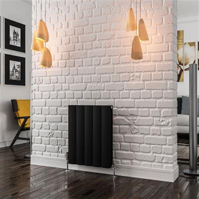 Guardia 600 x 470 Aluminium Radiator Matt Black