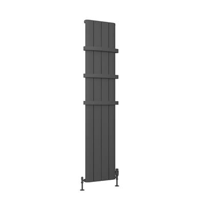 Peretti 1800 x 375 Aluminium Radiator Matt Anthracite