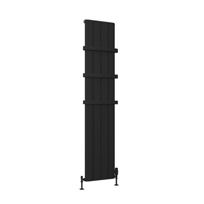 Peretti 1800 x 375 Aluminium Radiator Matt Black