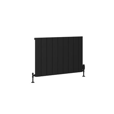 Peretti 600 x 850 Aluminium Radiator Matt Black