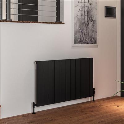 Peretti 600 x 1040 Aluminium Radiator Matt Black