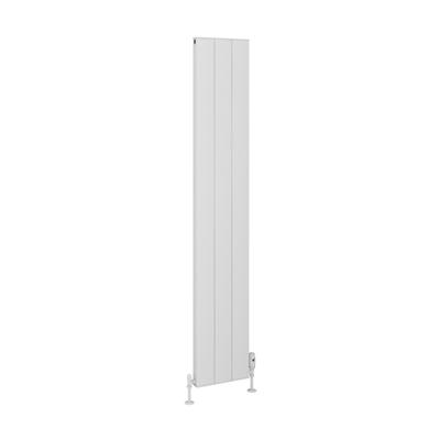 Vesima 1800 x 303 Aluminium Radiator Matt White