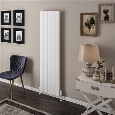 Vesima 1800 x 503 Aluminium Radiator Matt White