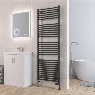 Velor 1800 x 600 Aluminium Towel Rail Matt Anthracite