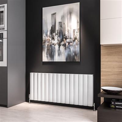 Guardia 600 x 1420 Aluminium Radiator Matt White