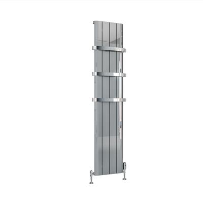 Peretti 1800 x 375 Aluminium Radiator Polished Aluminium