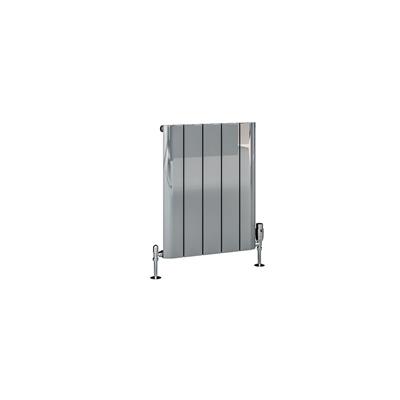 Peretti 600 x 470 Aluminium Radiator Polished Aluminium