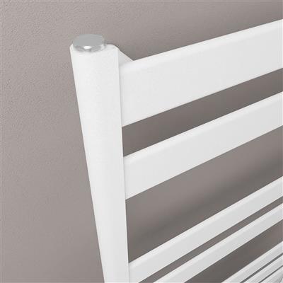 Pelago Aluminium Towel Rail 600x500mm Matt White