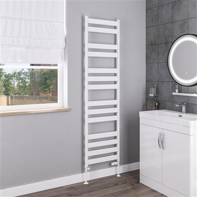 Pelago Aluminium Towel Rail 1800x500mm Matt White