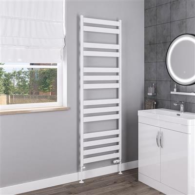 Pelago Aluminium Towel Rail 1800x600mm Matt White