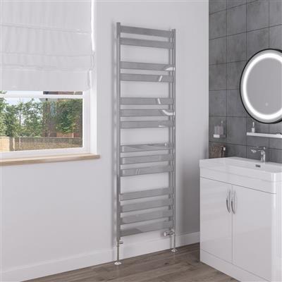 Pelago Aluminium Towel Rail 1800x600mm Polished Aluminium