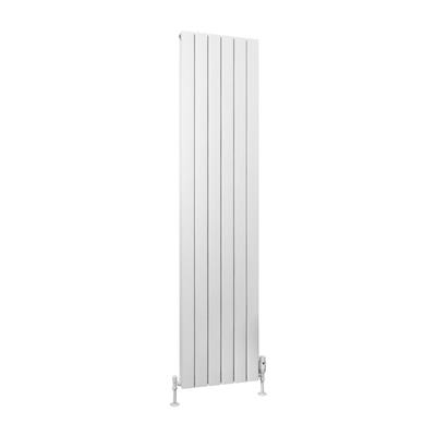 Hadleigh 1800 x 415 Aluminium Radiator Matt White