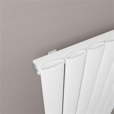 Sandhurst 600 x 485 Aluminium Radiator Matt White