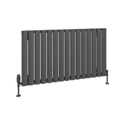 Sandhurst 600 x 1045 Aluminium Radiator Matt Anthracite