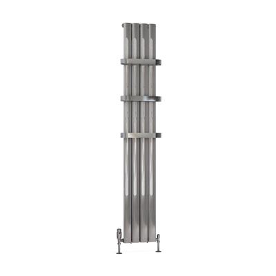 Sandhurst 1800 x 275 Aluminium Radiator Polished Aluminium