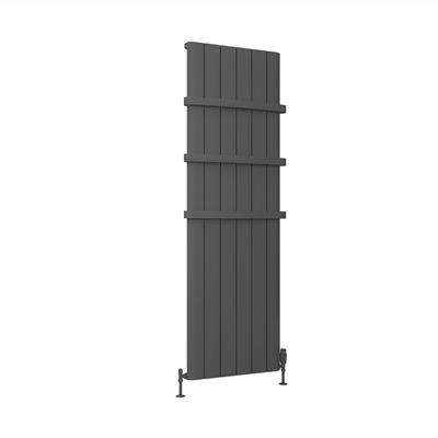 Peretti 1800 x 565 Aluminium Radiator Matt Anthracite