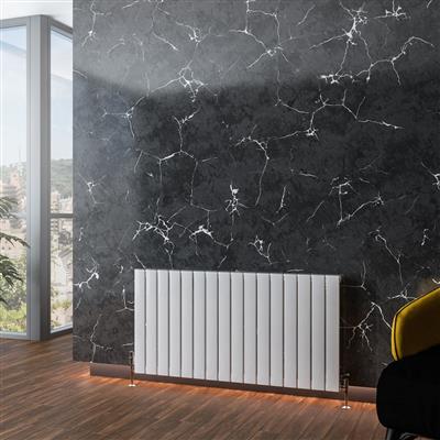 Addington Aluminium 600 x 1180 Radiator Type10 Gloss White