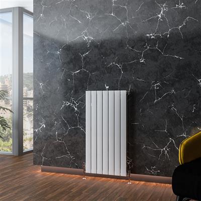 Addington Aluminium 1000 x 514 Radiator Type10 Gloss White