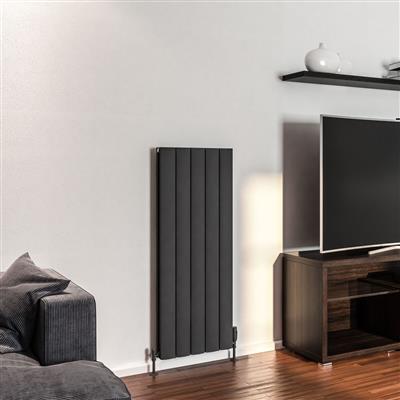 Guardia 1200 x 470 Aluminium Radiator Matt Anthracite