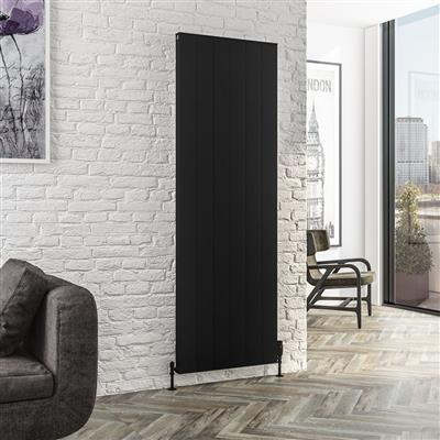 Vesima 1800 x 603 Aluminium Radiator Matt Black