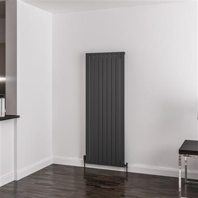 Addington Aluminium 1800 x 662 Radiator Type10 Matt Anthracite