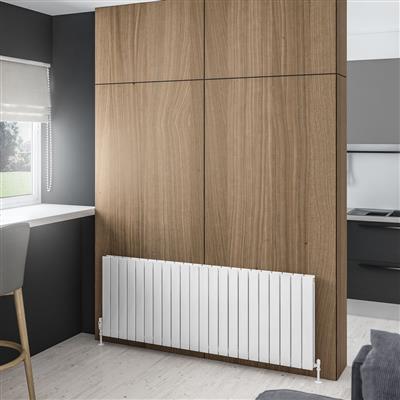 Addington Aluminium 600 x 1624 Radiator Type20 Gloss White