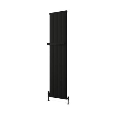 Kingswood Slimline 1800 x 410 Aluminium Radiator Matt Black