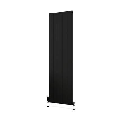 Kingswood Slimline 1800 x 510 Aluminium Radiator Matt Black