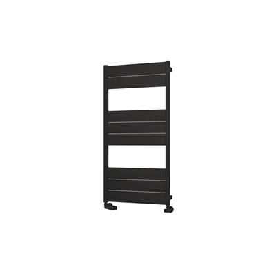 Kingswood Slimline 1220 x 600 Aluminium Towel Rail Matt Black