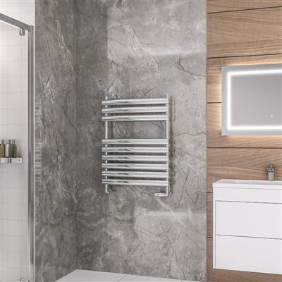 Tunstall 800 x 600 Towel Rail Chrome