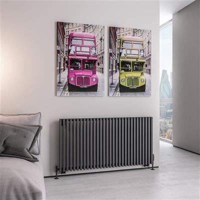 Rowsham 600 x 1180mm Radiator Matt Anthracite