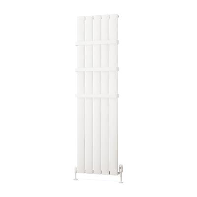 Malmesbury 1800 x 470 Aluminium Radiator Matt White