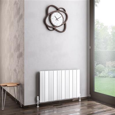 Fairford 600 x 945 Aluminium Radiator Matt White