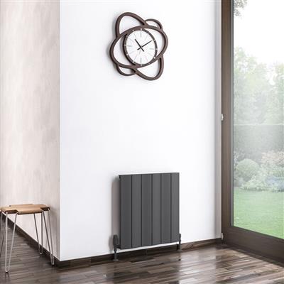 Fairford 600 x 565 Aluminium Radiator Matt Anthracite