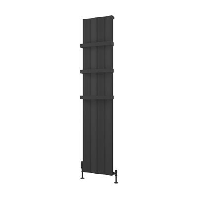 Fairford 1800 x 375 Aluminium Radiator Matt Anthracite