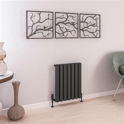 Burford 600 x 485 Aluminium Radiator Matt Anthracite