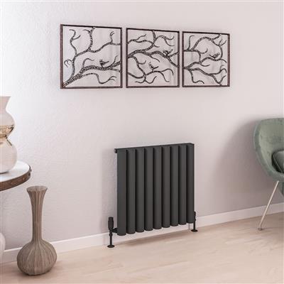 Burford 600 x 625 Aluminium Radiator Matt Anthracite