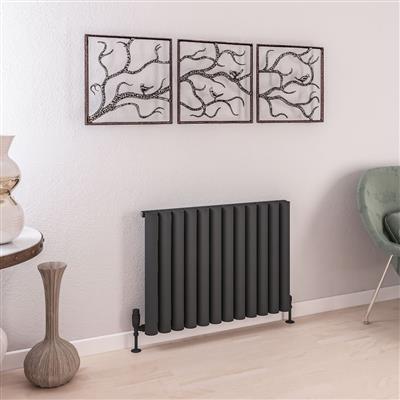 Burford 600 x 835 Aluminium Radiator Matt Anthracite