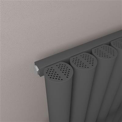 Burford 600 x 835 Aluminium Radiator Matt Anthracite