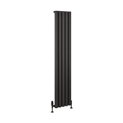 Burford 1800 x 345 Aluminium Radiator Matt Anthracite