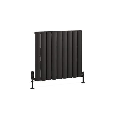 Kelmscott 600 x 625 Aluminium Radiator Matt Anthracite