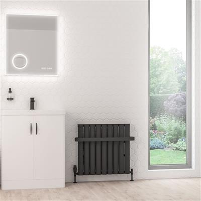 Kelmscott 600 x 625 Aluminium Radiator Matt Anthracite