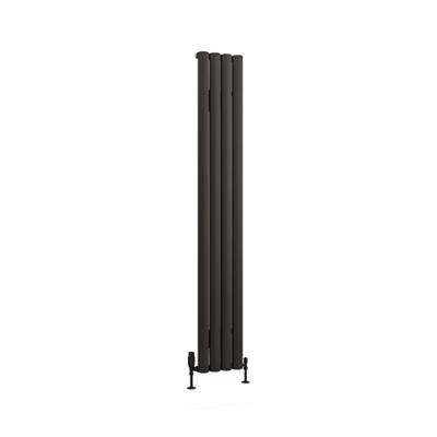 Kelmscott 1800 x 275 Aluminium Radiator Matt Anthracite